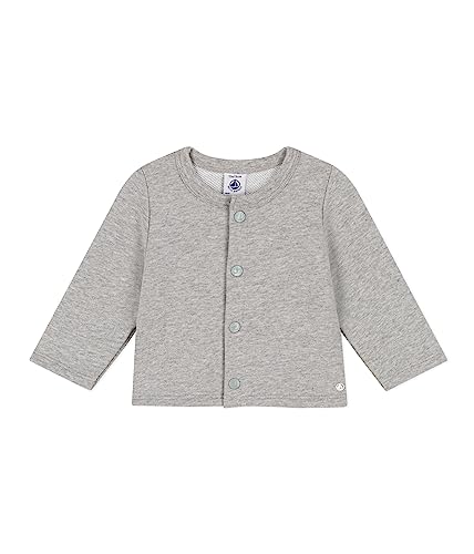 Petit Bateau Chłopięcy kardigan A08F2, szary Chaton Chine, 3 miesiące, Szary Chaton Chine, 3 miesi?cy
