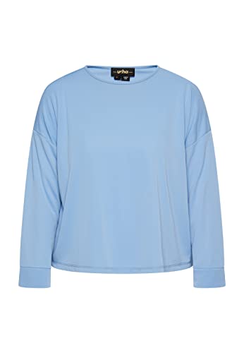 Idony Bluzka damska z długim rękawem, jasnoniebieska, XXL, Jasnoniebieski, XXL