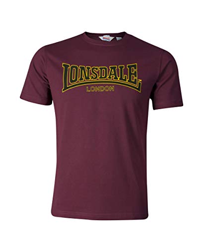 Lonsdale Męska kurtka klasyczna na każdą pogodę, Krew wołu, czerwony, 3XL