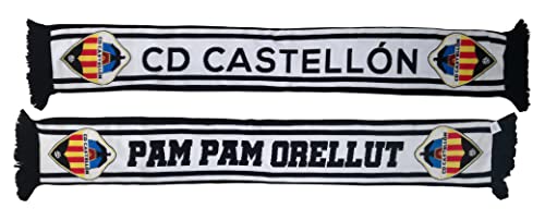 C.D. Castellon Unisex Premium Pam Orellut szal damski, biały, 140 x 20 cm, biały