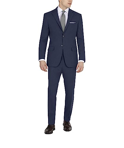 DKNY Klasyczne spodnie męskie, niebieski morski, 30W / 32L