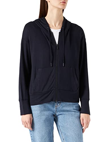 7 For All Mankind Damska bluza z kapturem, Ciemnoniebieski, L