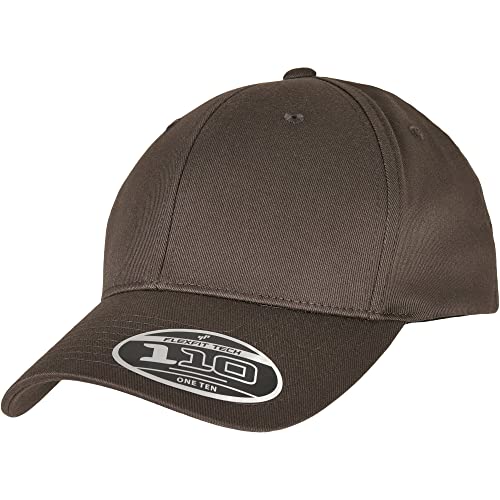 Flexfit Unisex 110 Curved Visor Snapback czapka baseballowa, ciemny szary, jeden rozmiar