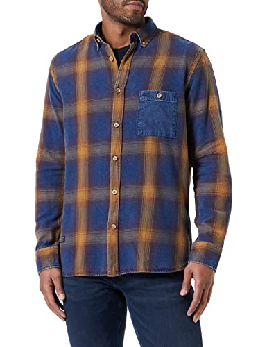 Camel Active Męska Koszula 409112/8S12, Merlot, 3Xl