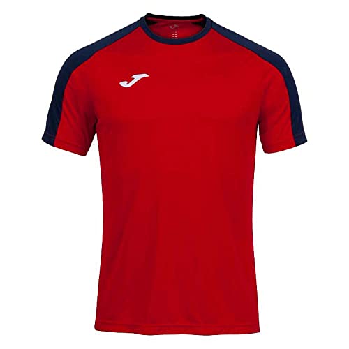 Joma Męski T-shirt z krótkim rękawem, czerwony, XS
