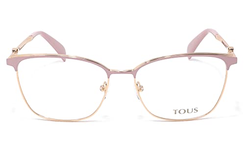 TOUS Okulary damskie, Shiny Rose Gold With Pink Parts, 54