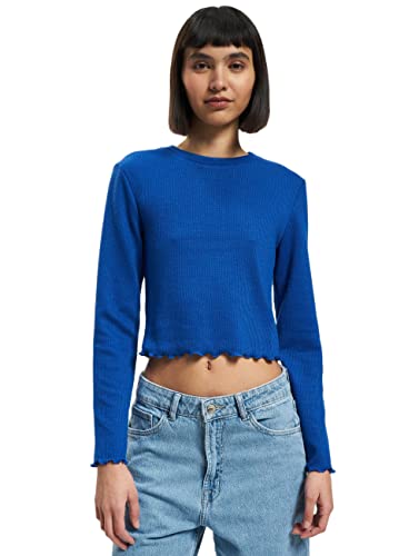 ONLY Damska koszulka Onlkitty L/S Top Cropped JRS Noos z długim rękawem, Surf The Web, XS
