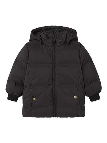 Bestseller A/S Dziewczęca kurtka puchowa NMFMELLOW TB kurtka puchowa, czarna, 92, Schwarz, 92 cm