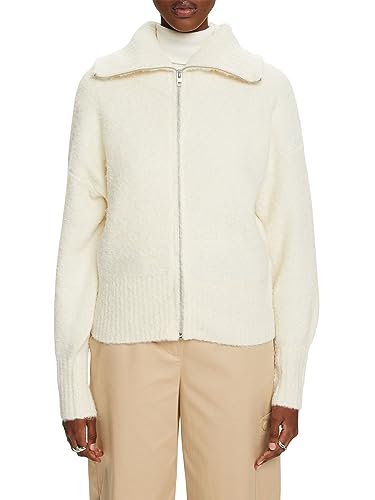 ESPRIT Damski kardigan z dzianiny, 056/Ice 2, XL