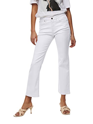 ONLY Women's ONLKENYA Life MID ST Flared CRO019 dżinsy damskie, białe, 26/34