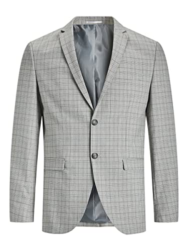 JACK & JONES Męska marynarka w kratkę, Moonstruck/Checks: super slim fit, 48