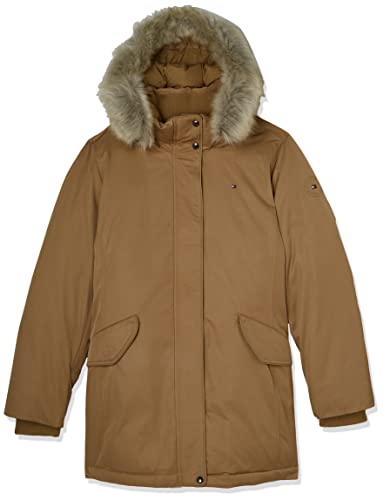 Tommy Hilfiger Sorona wyściełana parka damska, Wiejskie khaki, L