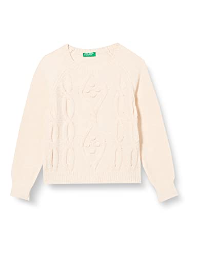 United Colors of Benetton Koszulka dziewczęca G/C M/L 1027c101p sweter, puder 20, 170 cm