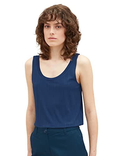 TOM TAILOR Damski top Basic, 11758 - Midnight Sail, XXL