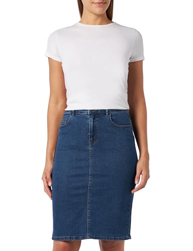 VERO MODA Vmhot Nine Hw DNM Pencil Skirt Ga Tall Rock damska spódnica, niebieski (medium blue denim), M