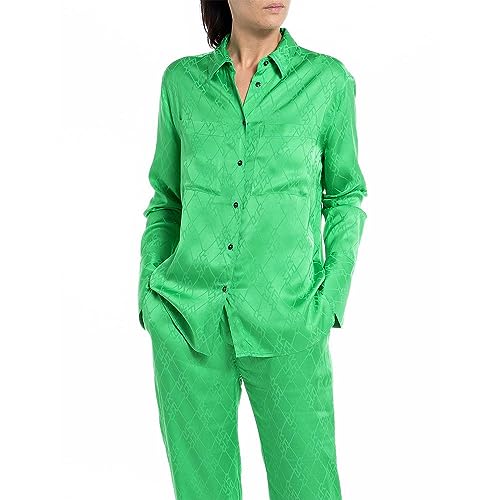 Replay Bluzka damska, 733 Sport Green, S