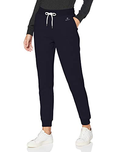 GANT Damskie spodnie dresowe z zamkiem błyskawicznym, niebieski (Evening Blue), XXL