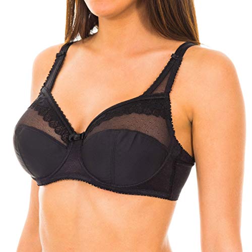 Playtex Biustonosz damski z fiszbinami, Czarny, 95B