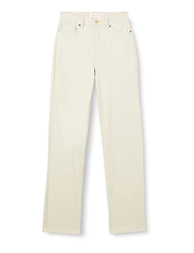 ONLY Damskie spodnie Onlemily Hw Long Straight Pant Noos długie, proste spodnie, owsianka, 26W / 34L