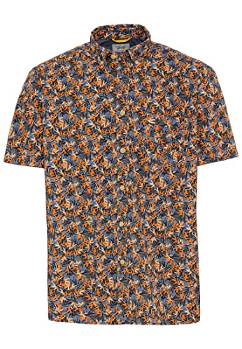 camel active Koszula męska 409211/1S21, niebieska (Stone Blue), XXL, Stone Blue, XXL