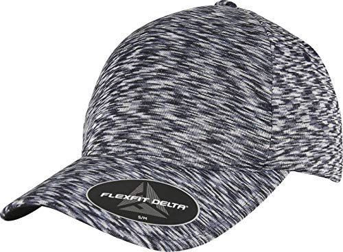 Flexfit Czapka bejsbolowa unisex Delta Unipanel Cap, granatowy melanż, L/XL