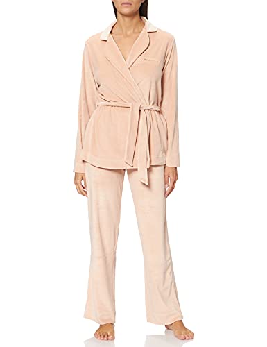 Emporio Armani Shiny Velvet kurtka damska + spodnie, Migda?owy, M