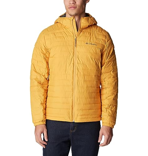 Columbia Męska kurtka puchowa z kapturem Silver Falls, Surowy miód, XL