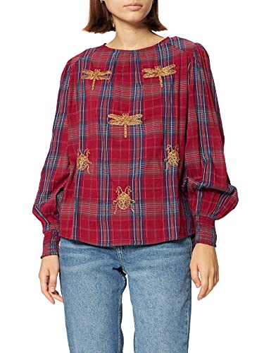 Desigual Bluzka damska Dora Maar Blouse, czerwony, XS