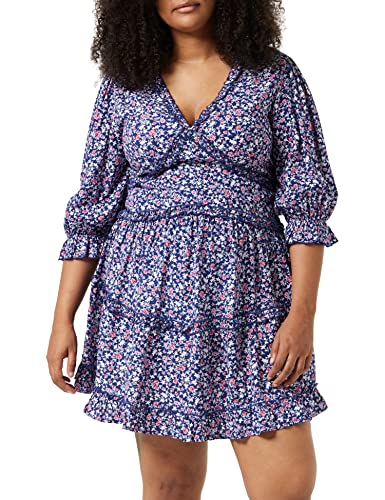 Joe Browns Damska sukienka Ditsy w kwiatowym stylu mini casualowa, niebieska, 8