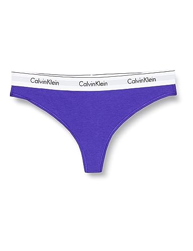 Calvin Klein Stringi damskie (Ff), Błękit spektrum, XXL
