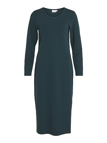 Vila VIARMERONE L/S Długa sukienka - NOOS, Ponderosa Pine, XS