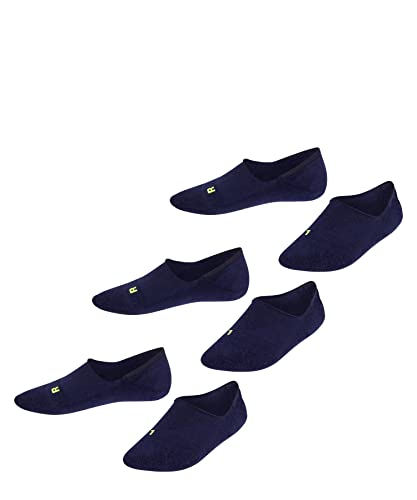 FALKE Uniseks - dzieci Stopki Cool Kick Invisible 3-Pack K IN Miękki, Oddchający, Szybkoschnący niewidoczne jednokolorowe 3 Pak, Niebieski (Marine 6120), 31-34 (7-9 lata)