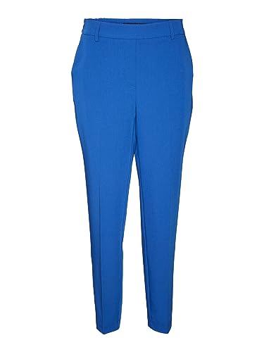 Bestseller A/S Damskie spodnie VMZELDAMAYA MR Tapered Pant, Beaucoup Blue, 42/34, Beaucoup Blue, 42W / 34L