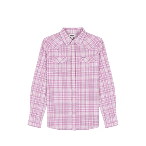Wrangler Damska koszula Slim REG Western, Smokey Grape, S, Smokey Grape, S