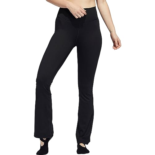 adidas H64194 Studio Flared T legginsy damskie czarne 2XS