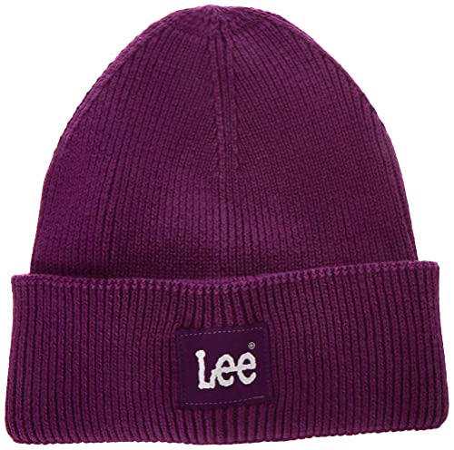 Lee Męska czapka typu beanie, WASHED PURPLE, jeden rozmiar