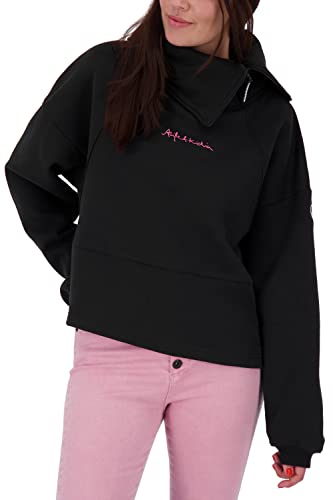 Alife and Kickin LiaAK A bluza damska sweter ze stójką sweter XS-XXL, Moonless, S, ^