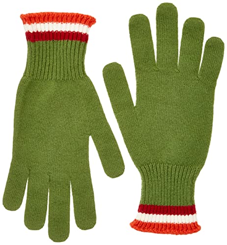United Colors of Benetton Damskie rękawiczki z dzianiny 1235eg003 rękawiczki i uchwyty, zielone 6n3, jeden rozmiar
