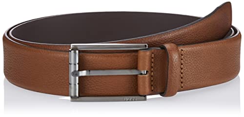 BOSS Pasek męski, Medium Brown215, 85 cm