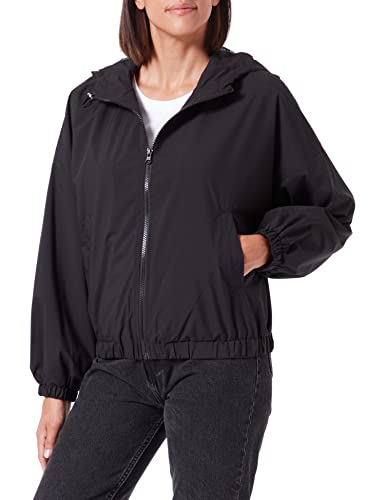 United Colors of Benetton Damska kurtka przeciwdeszczowa, Nero 100, XL