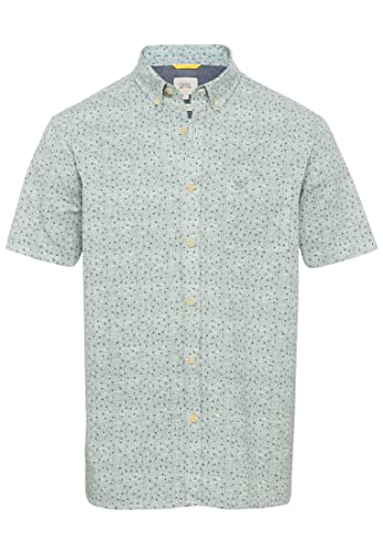 camel active Męska koszula 409214/1S84, Bottle Green, M, zielone butelki, M