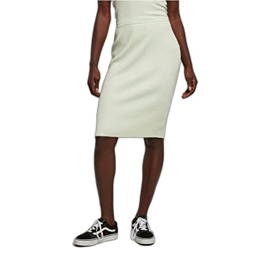 Urban Classics Damska spódnica damska Rib Knit Midi, Lightmint, M