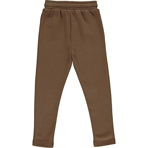 Fred's World by Green Cotton Dziewczęce spodnie dresowe slim casual, Brązowy mist, 110 cm