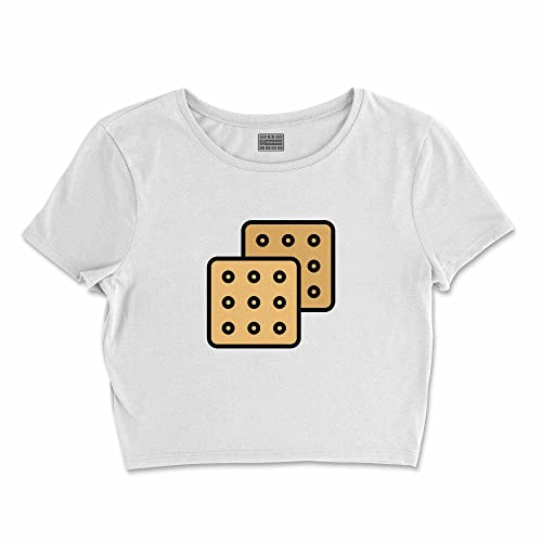Bona Basics, Koszulka damska z nadrukiem cyfrowym,%100 bawełna, biała, casualowa, topy damskie, rozmiar: XL, biały, XL Krótki