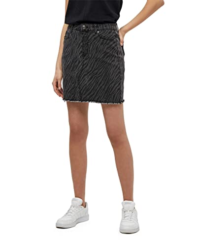 Desires Damska spódnica z nadrukiem Lola, czarna PR, XXL