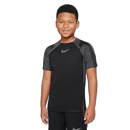 Nike Unisex Kids Short Sleeve Top Y Nk Df Strk Ss Top K, czarny/antracytowy/biały, DH9161-011, S