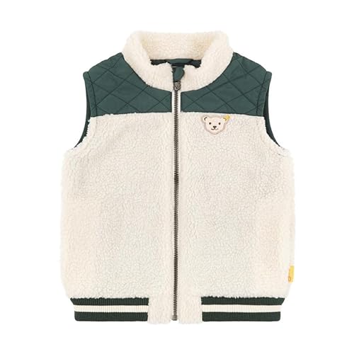 Steiff Chłopięca kamizelka polarowa, Eggnog, 104