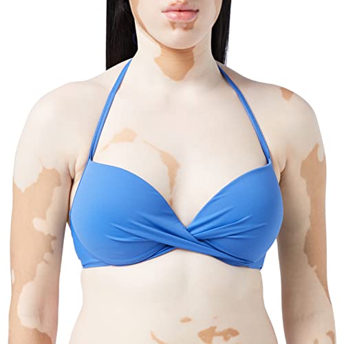 United Colors of Benetton Damski biustonosz wyściełany Reggiseno Imbottito 3P5H5R00Q, Blu 63H, XL