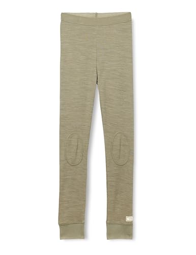 Bestseller A/S Chłopięce NKMWYLA Wool/VIS LONGJOHN XXIII legginsy, Vetiver, 116, wetiver, 116