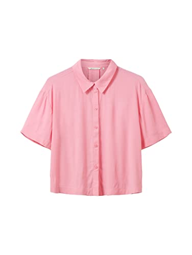 TOM TAILOR Denim Damska bluzka koszulowa oversize Basic, 31685 – Fresh Pink, M